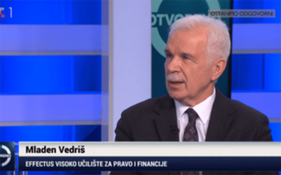 Effectusov profesor Mladen Vedriš gostovao u emisiji Otvoreno