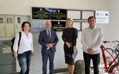 Donacija Gimnaziji Sisak – posjetili smo školu koja je novu školsku godinu započela u novom prostoru