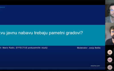 EFFECTUS-ov predavač održao webinar: “Kakvu javnu nabavu trebaju pametni gradovi?