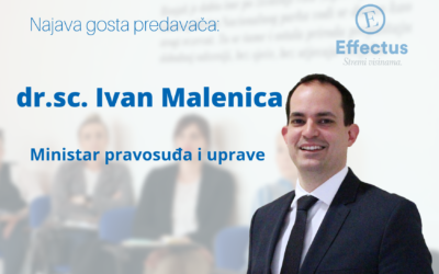 Najava gosta predavača: ministar dr.sc. Ivan Malenica