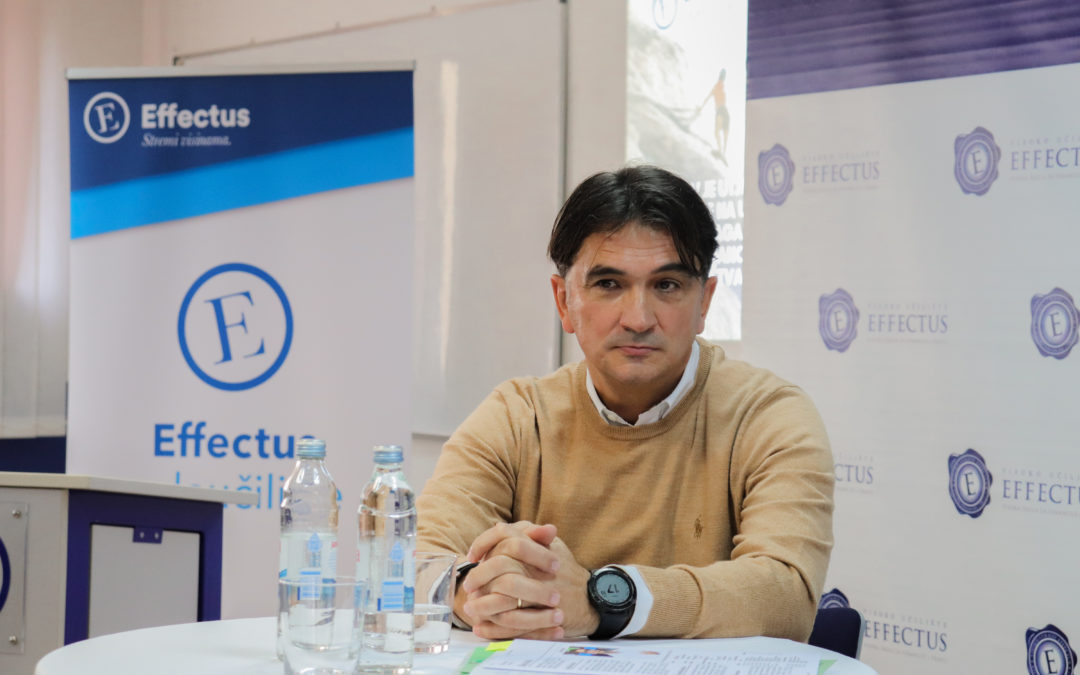 Zlatko Dalić, izbornik hrvatske nogometne reprezentacije na Effectus veleučilištu