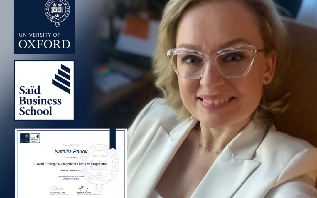 Dr. sc. Natalija Parlov Una završila Strateški menadžment na Sveučilištu Oxford
