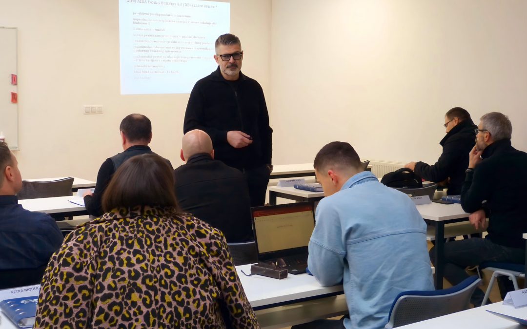 S predavanjima startala prva generacija polaznika MINI MBA DOING BUSINESS 4.0 (DB4) – MANAGEMENT