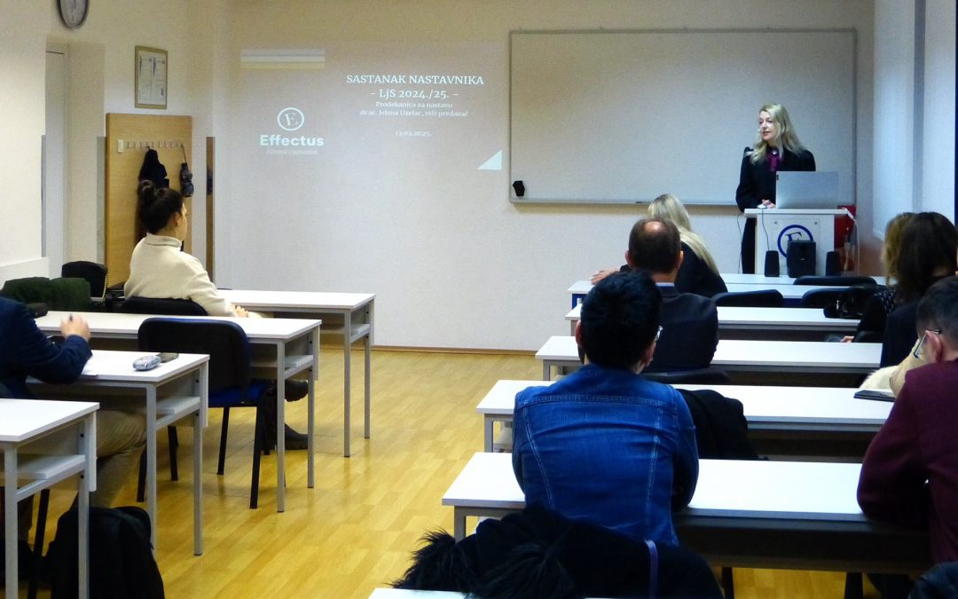 EFFECTUS University College Professors: Academic Calendar for the Summer Semester