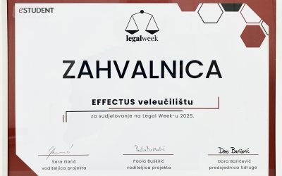 Održao se Legal Week – EFFECTUS sudjelovao u programu praktične pravne edukacije