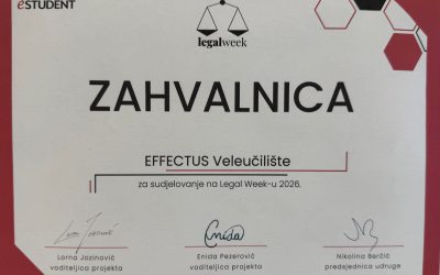 Legal Week na EFFECTUS veleučilištu: studenti imali priliku upoznati praksu pravne struke