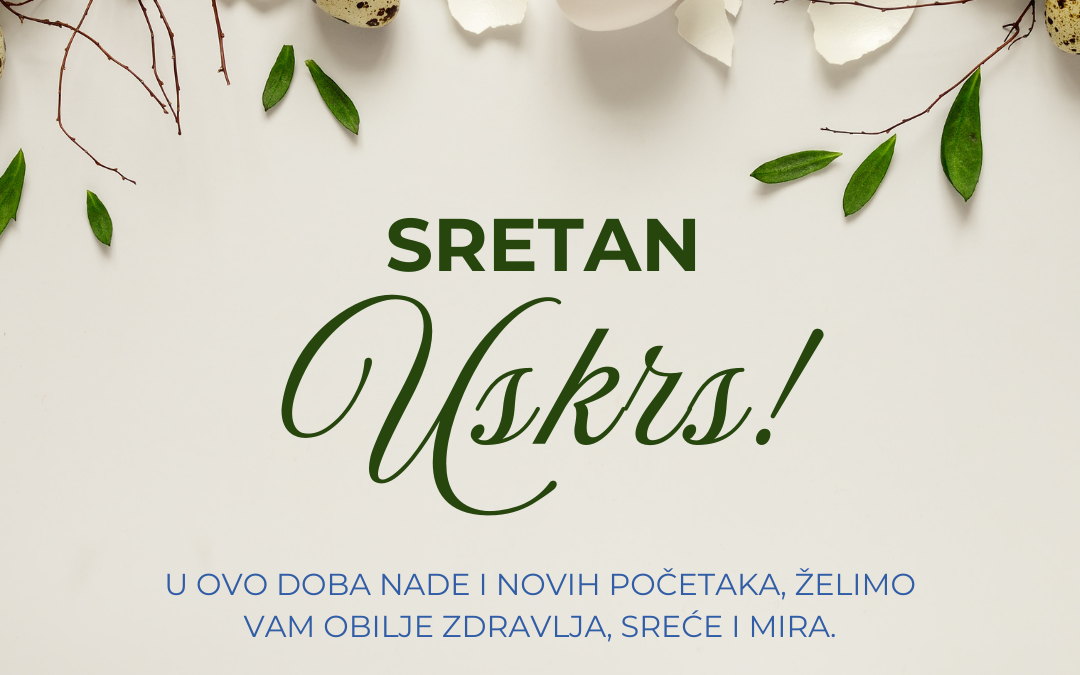 Sretan Uskrs – obavijest o radnom vremenu