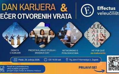 Dan karijera i večer otvorenih vrata EFFECTUS veleučilišta – 29.05.2026.