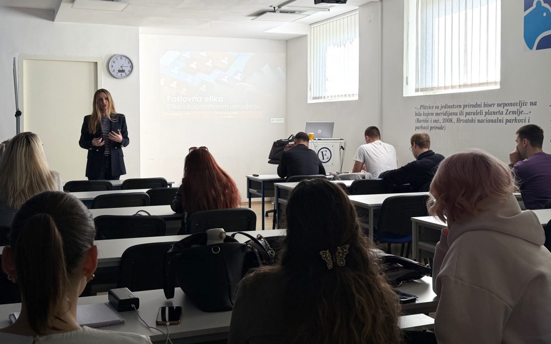 Ethics as the Foundation of Successful Business – Lecture by Dr. Silvija Vig at EFFECTUS University of Applied Sciences