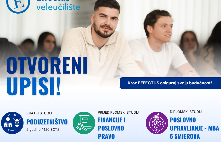 UPISI 2026./2027. – STUDIJ KOJI TI DAJE VIŠE OD DIPLOME