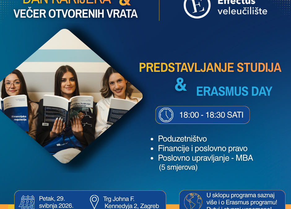 Saznaj više o studiranju na EFFECTUS-u i Erasmus mogućnostima