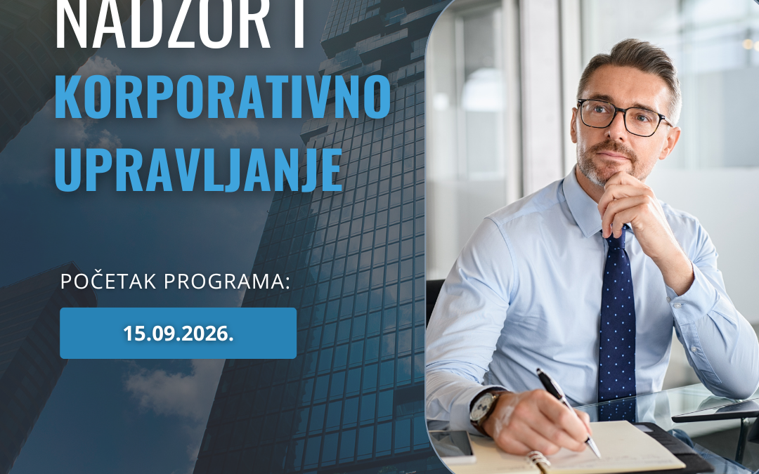 Odgovornost traži kompetencije: EFFECTUS otvorio prijave za program „Nadzor i korporativno upravljanje“